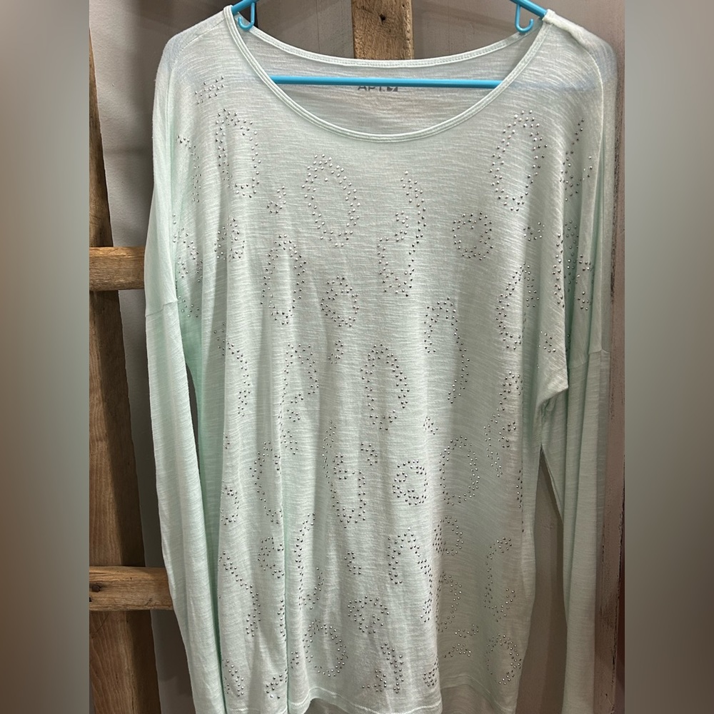Size L APT 9 tunic mint green